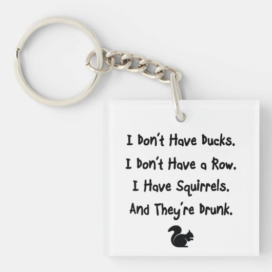 Ik heb geen eenden sleutelhanger (Voorkant)