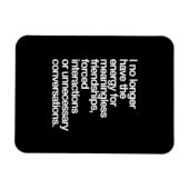 IK HEB GEEN ENERGIE MEER VOOR MEERDERE VRIEND MAGNEET (Horizontaal)