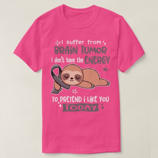 Ik heb geen energie T T-shirt (Design voorkant)