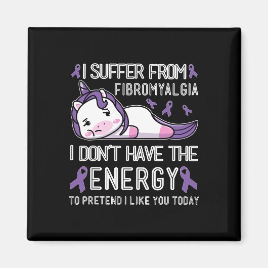 Ik heb geen energie van fibromyalgie magneet (Voorkant)