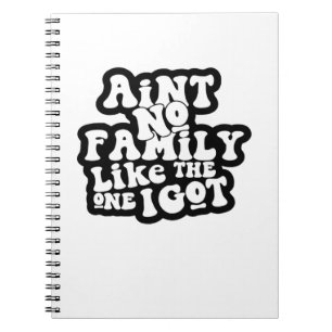 Ik heb geen familie zoals ik een grappige familie notitieboek