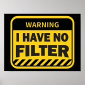 Ik heb geen filter Poster (Voorkant)