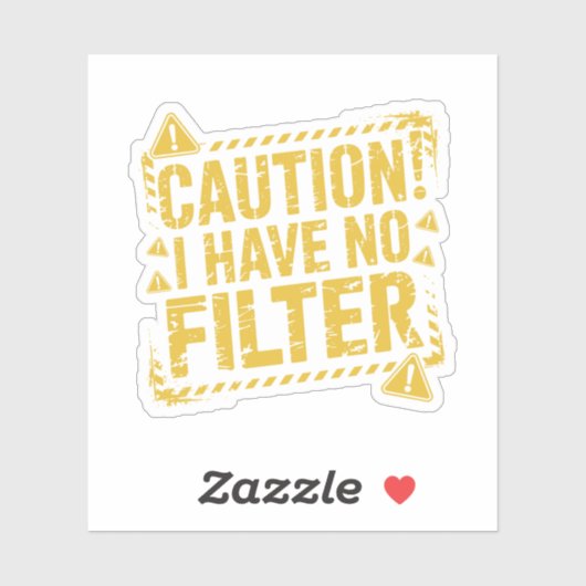 Ik heb geen filter sticker (Vel)