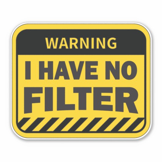 Ik heb geen filter sticker (Voorkant)