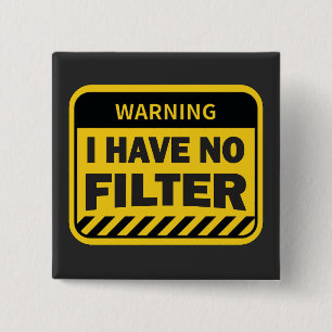 Ik heb geen filter vierkante button 5,1 cm