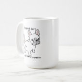 Ik heb geen Frenchie-mok geflikt Koffiemok (Voorkant links)