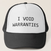 Ik heb geen garantie trucker pet (Voorkant)