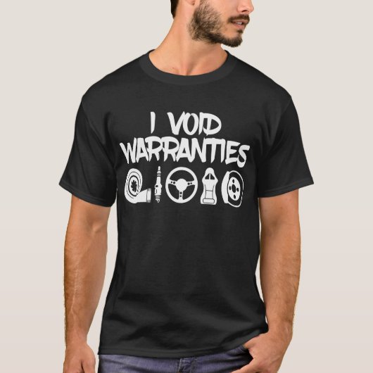 Ik heb geen garantie voor Funny Engineer Mechanic T-shirt (Voorkant)