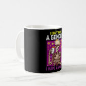 Ik heb geen geslacht Ik heb angst niet binair Koffiemok (Voorkant links)