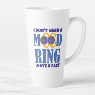 Ik heb geen goede ring nodig... ik heb een gezicht latte mok