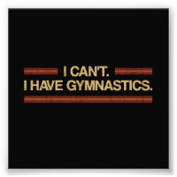 Ik heb geen gymnastiek