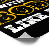 Ik heb geen haar nodig met een lichaam zoals deze  poster (Hoek)