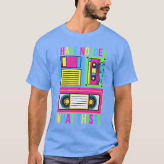 Ik heb geen idee 70s 80s 90s vrienden t-shirt