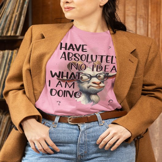 Ik heb geen idee geit t-shirt