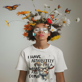 Ik heb geen idee geit Tri-Blend shirt