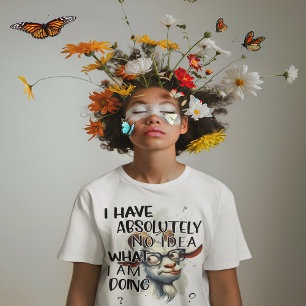 Ik heb geen idee geit Tri-Blend shirt