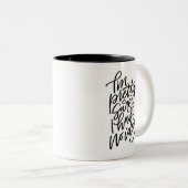 Ik heb geen idee tweekleurige koffiemok (Voorkant rechts)