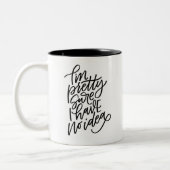 Ik heb geen idee tweekleurige koffiemok (Links)