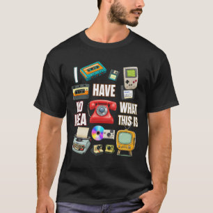 Ik heb geen idee wat dit is 80s Bro 1980S Mode T-shirt
