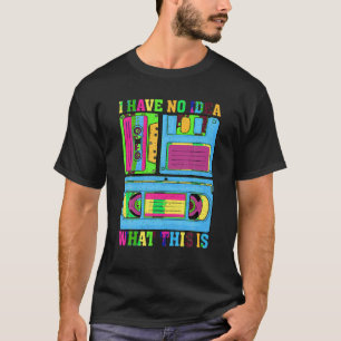 Ik heb geen idee wat dit is Man vrouwen Kind 70-80 T-shirt