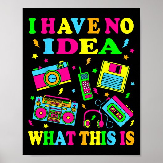 Ik heb geen idee wat dit is Mannen vrouwen Kinder  Poster (Voorkant)