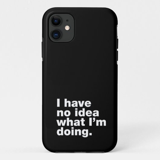 Ik heb geen idee wat ik doe Case-Mate iPhone case (Achterkant)