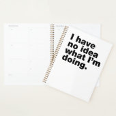Ik heb geen idee wat ik doe planner (Display)