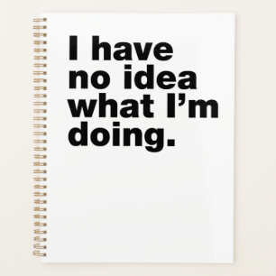 Ik heb geen idee wat ik doe planner