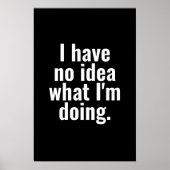 Ik heb geen idee wat ik grappig zeg poster (Voorkant)
