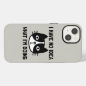 Ik heb geen idee wat ik kat doe iPhone hoesje (Achterkant horizontaal)