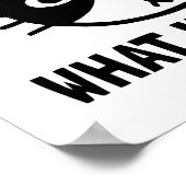 Ik heb geen idee wat ik kat doe poster (Hoek)