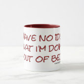 Ik heb geen idee wat ik uit bed doe mok (Midden)