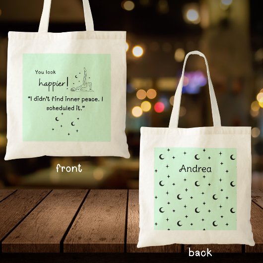 Ik heb geen innerlijke rust gevonden. Ik heb het g Tote Bag