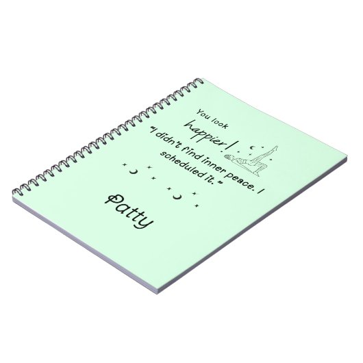 Ik heb geen innerlijke rust gevonden Spiral Photo Notitieboek (Linkerzijde)