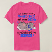 Ik heb geen kanker van de prostaat t-shirt (Design voorkant)