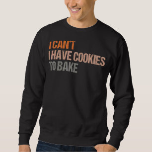 Ik heb geen koekjes om Baker te bakken. Trui