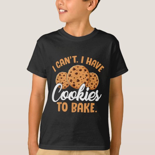 Ik heb geen koekjes om te baken. t-shirt (Voorkant)