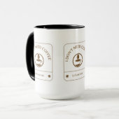 Ik heb geen koffie nodig om te functioneren mok (Voorkant links)