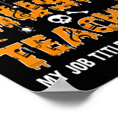 Ik heb geen kostuum nodig, ik ben muziekleraar-hal poster (Hoek)