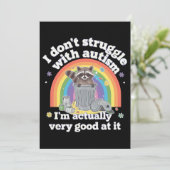 Ik heb geen last van autisme, maar van een autisti kaart (Staand voorkant)