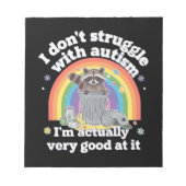 Ik heb geen last van autisme, maar van een autisti notitieblok (Voorkant)