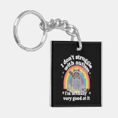 Ik heb geen last van autisme, maar van een autisti sleutelhanger (Voorkant Links)