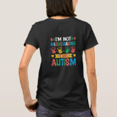 Ik heb geen last van autisme t-shirt (Achterkant)