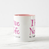 Ik heb geen leven (Dance) Tweekleurige Koffiemok (Center)