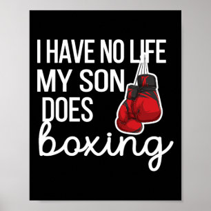 Ik heb geen leven, grappige boxing van mama Boxing Poster
