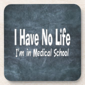 Ik heb geen leven in de kinderschool drankjes onderzetter (Voorkant)