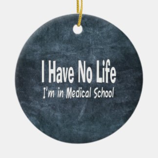 Ik heb geen leven in de kinderschool keramisch ornament