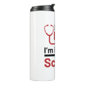 Ik heb geen leven in PA School Physician Assistant Thermosbeker (Gedraaid links)