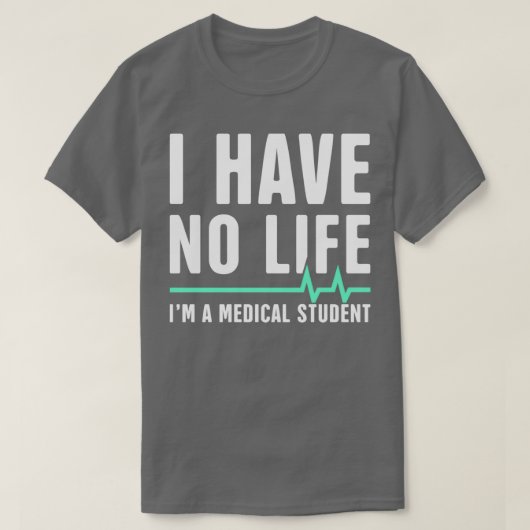 Ik heb geen leven-Ix27m-student T-shirt (Design voorkant)