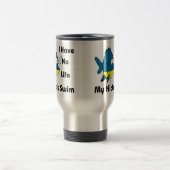 Ik heb geen leven - mijn kinder zwemmen reisbeker (Center)